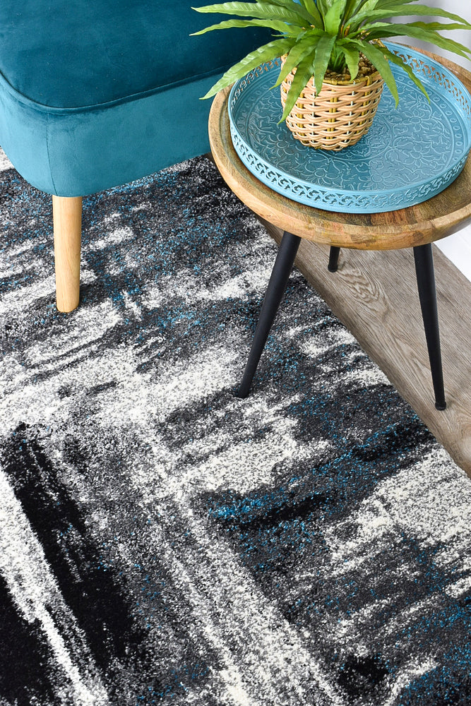 Millard 347 Light Grey Turquoise Rug