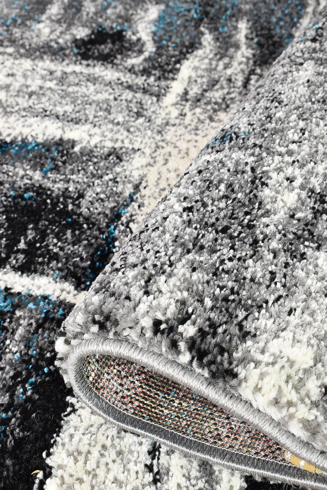 Millard 347 Light Grey Turquoise Rug
