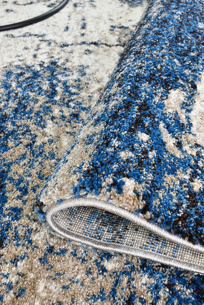 Millard 651 White Blue Rug