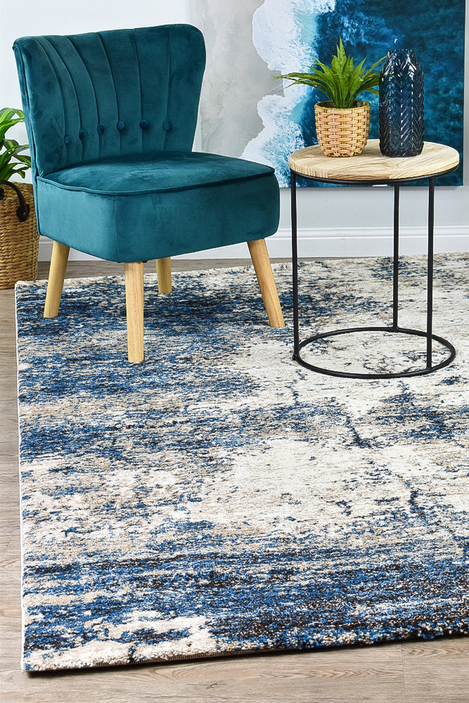 Millard 651 White Blue Rug