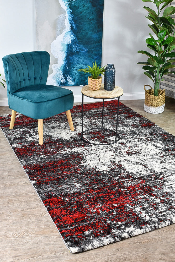 Millard 651 White Red Rug