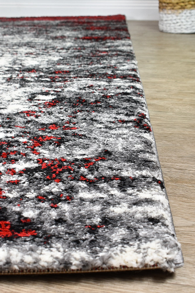 Millard 651 White Red Rug