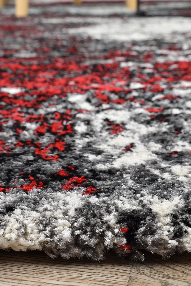 Millard 651 White Red Rug