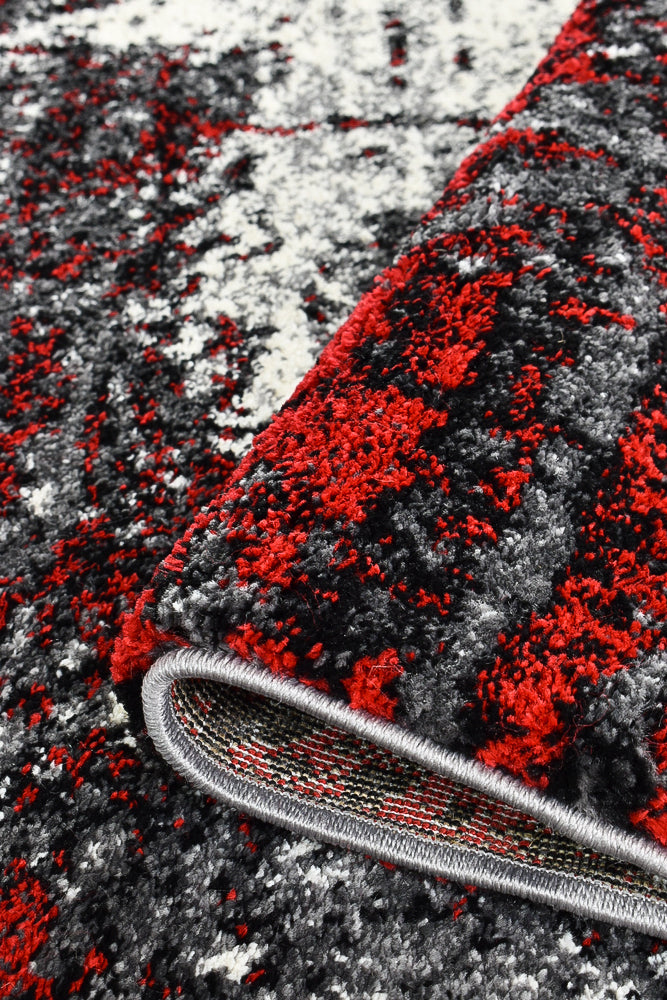 Millard 651 White Red Rug