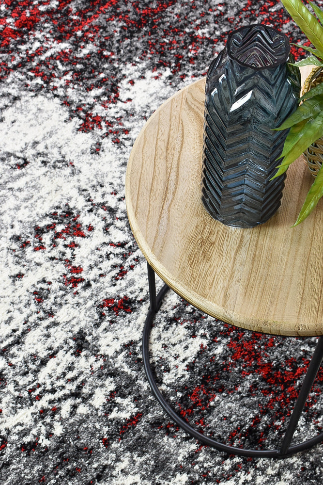 Millard 651 White Red Rug