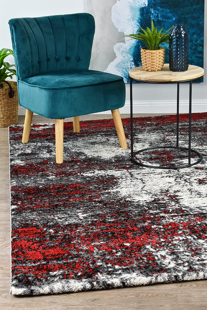 Millard 651 White Red Rug
