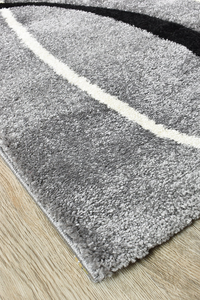 Millard 798 Light Grey Black Runner