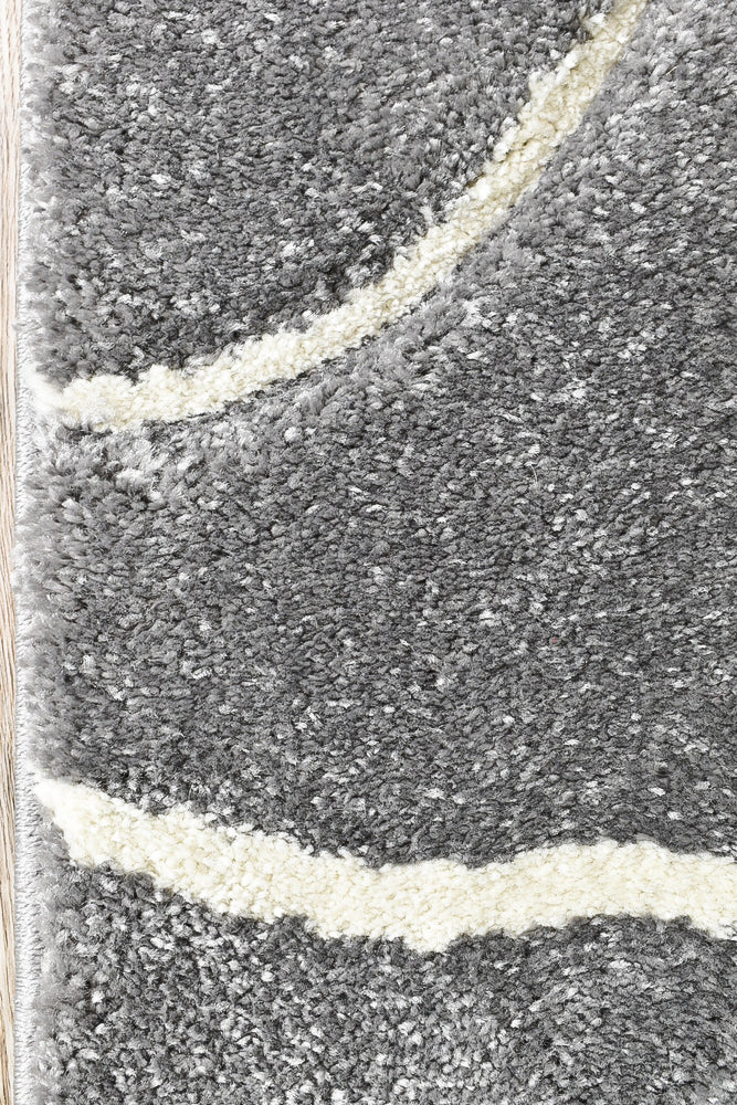 Millard 798 Light Grey Black Runner