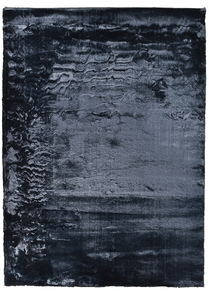 Plush Black Rug