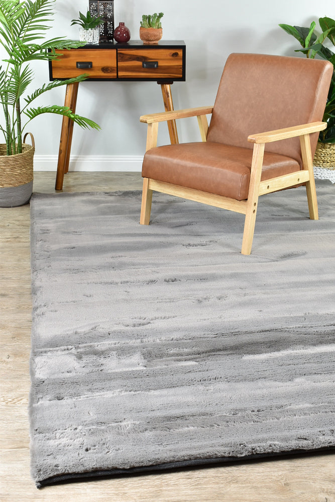Plush Grey Rug