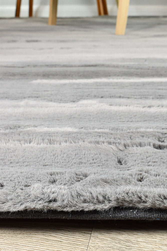 Plush Grey Rug