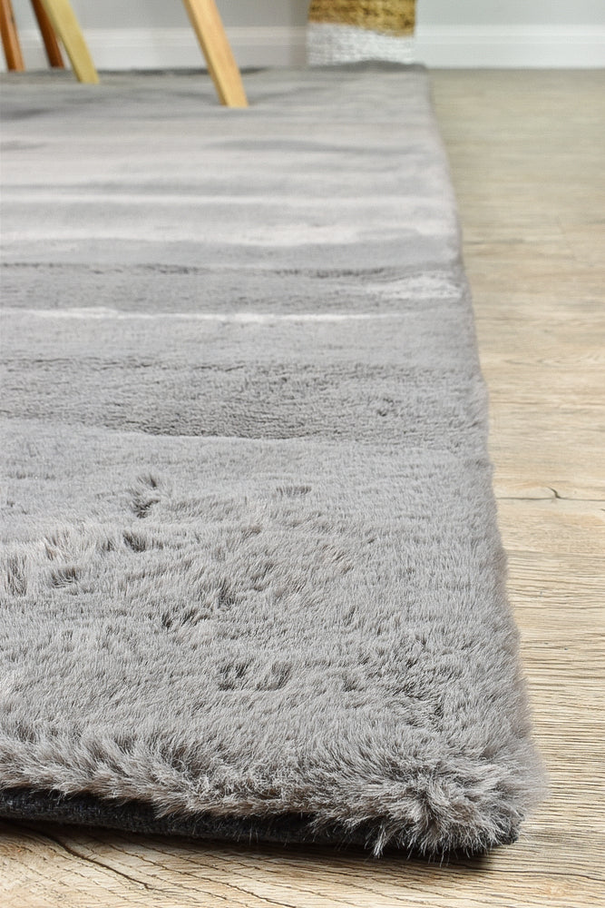 Plush Grey Rug
