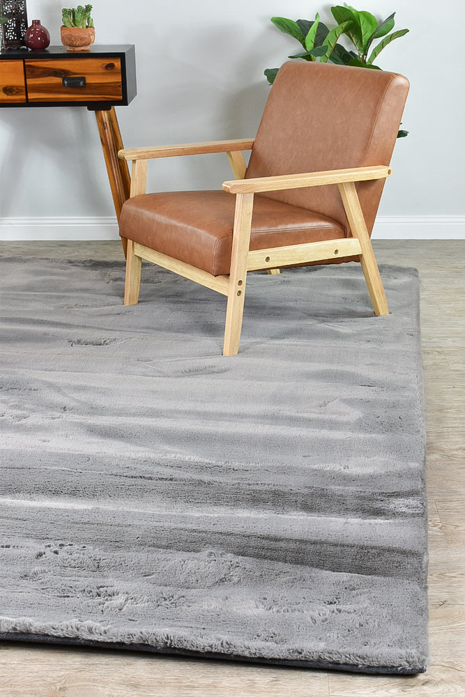 Plush Grey Rug