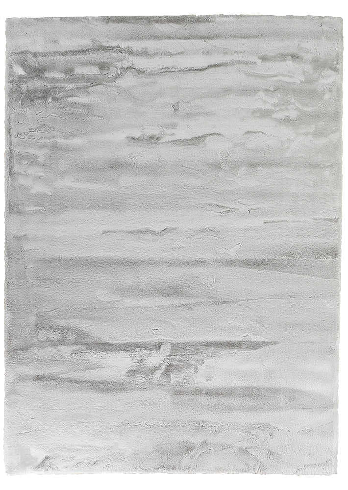 Plush Light Grey Rug