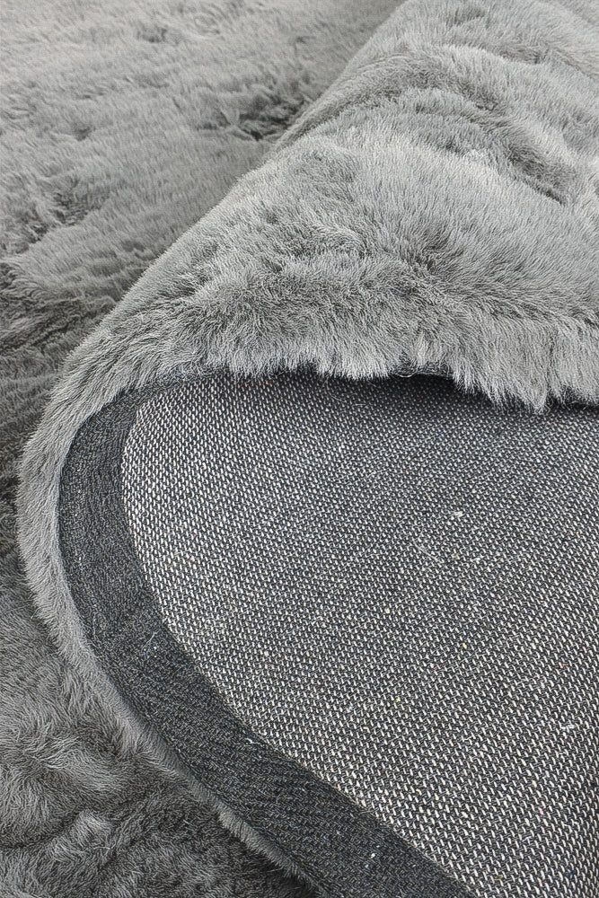 Plush Round Grey